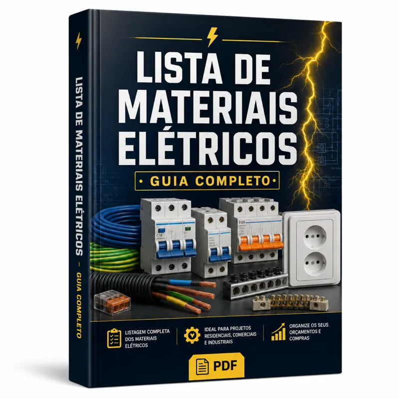 Lista de materiais para instalações elétricas residenciais